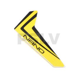  BLH3320  	 Blade Yellow Vertical Fin w/Decal 